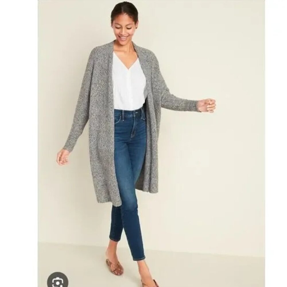 Old Navy Gray Open Front Cardigan XS